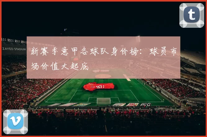 新赛季意甲各球队身价榜：球员市场价值大起底